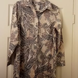 Beautiful Chicos size 0.5 EPC cotton tunic